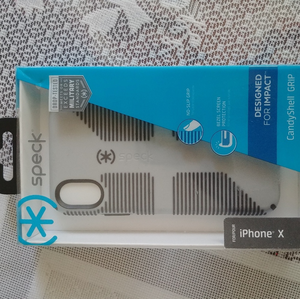 NWT - Iphone x phone case - gray Speck